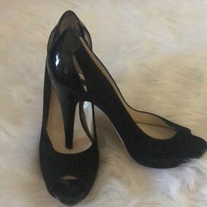 Suede black Steve Madden pumps